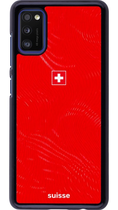 Samsung Galaxy A41 Case Hülle - Schweiz 2026 personalisierbares Fussballtrikot