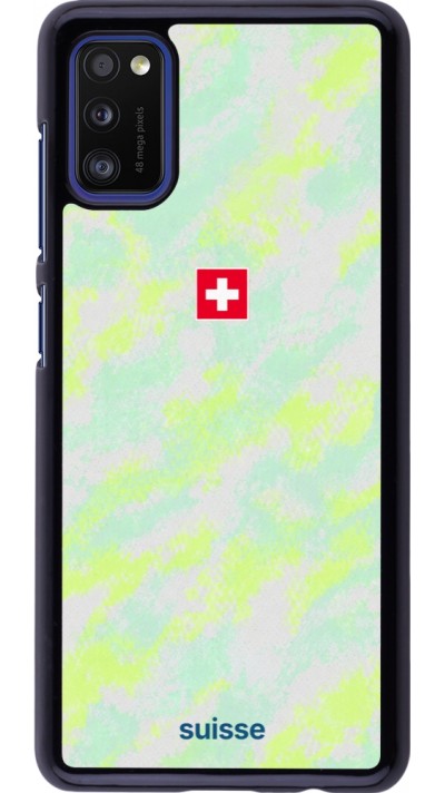 Samsung Galaxy A41 Case Hülle - Schweiz Away 2026 personalisierbares Fussballtrikot