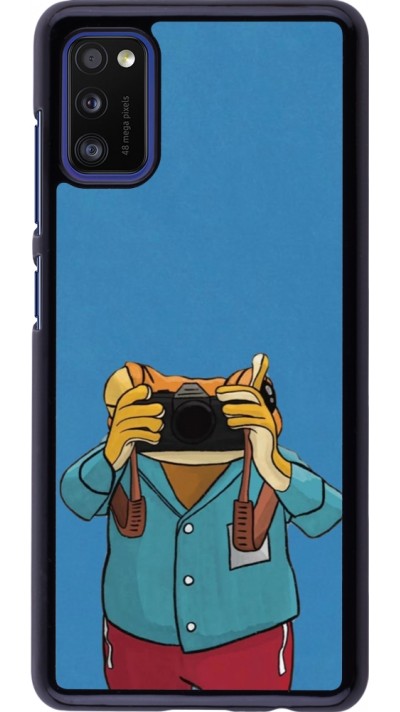 Samsung Galaxy A41 Case Hülle - Frog with camera DTMF