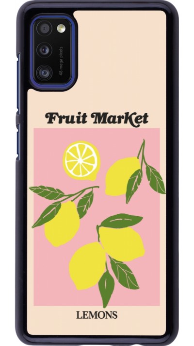 Samsung Galaxy A41 Case Hülle - Fruit market lemons 2026