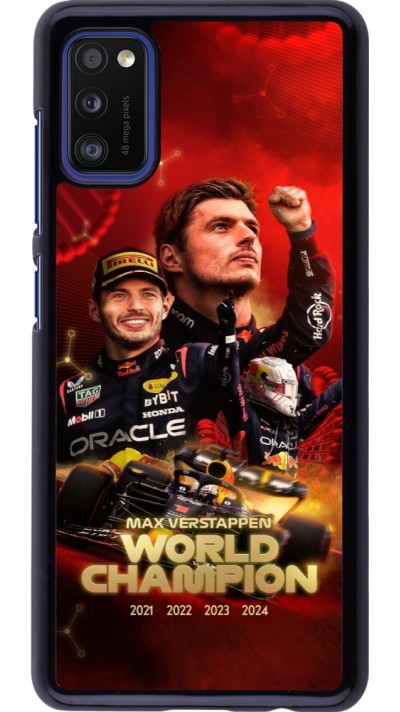 Samsung Galaxy A41 Case Hülle - Max Verstappen Champion 2023