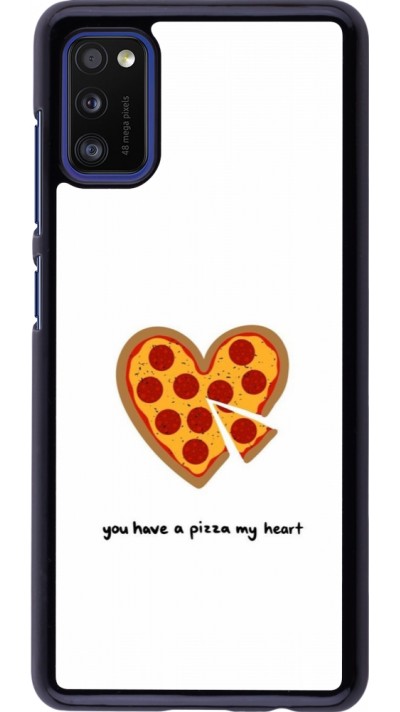 Samsung Galaxy A41 Case Hülle - Saint Valentines Day 26 You have my pizza heart