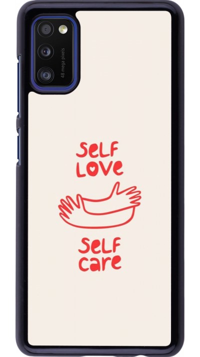 Samsung Galaxy A41 Case Hülle - Saint Valentines Day 26 Self love self care