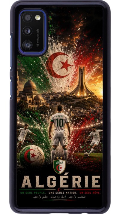 Samsung Galaxy A41 Case Hülle - Fussball Algerien splash 2026