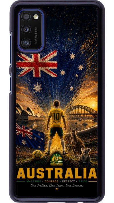 Samsung Galaxy A41 Case Hülle - Fussball Australien splash 2026