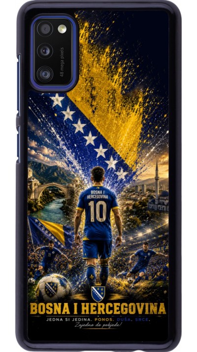 Samsung Galaxy A41 Case Hülle - Fussball Bosnien und Herzegowina splash 2026