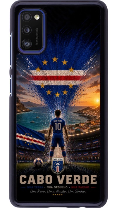 Samsung Galaxy A41 Case Hülle - Fussball Kap Verde splash 2026