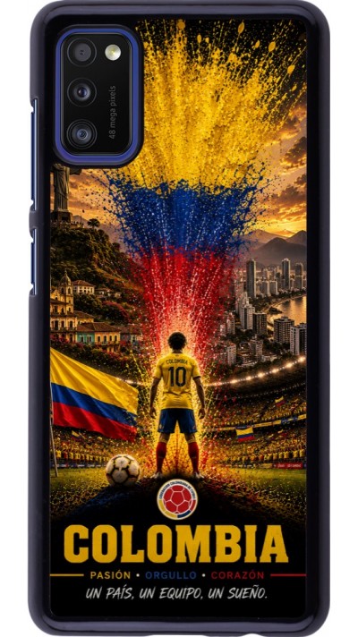Samsung Galaxy A41 Case Hülle - Fussball Kolumbien splash 2026