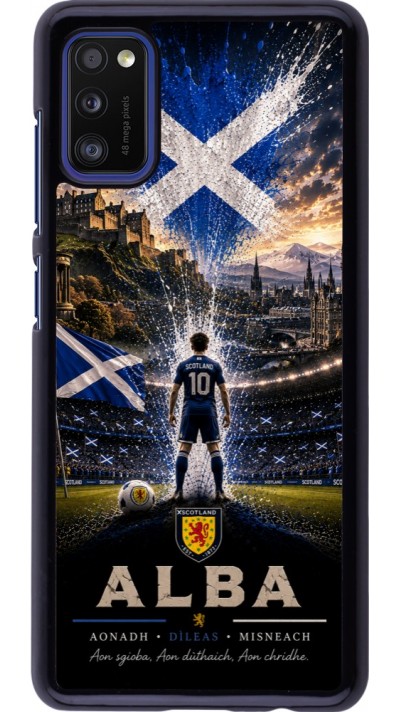 Samsung Galaxy A41 Case Hülle - Fussball Schottland splash 2026