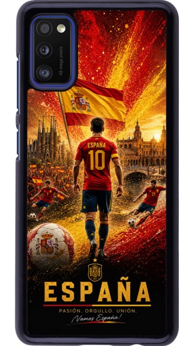 Samsung Galaxy A41 Case Hülle - Fussball Espanien splash 2026