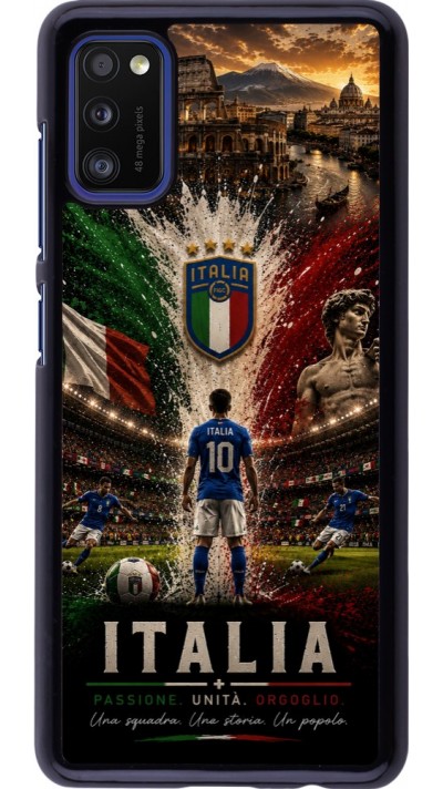 Samsung Galaxy A41 Case Hülle - Fussball Italien splash 2026