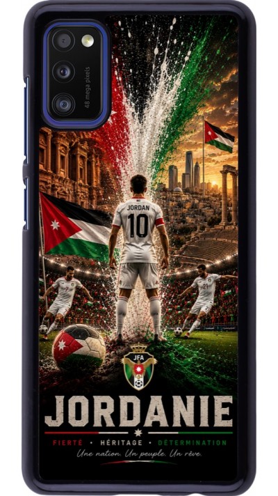 Samsung Galaxy A41 Case Hülle - Fussball Jordanien splash 2026