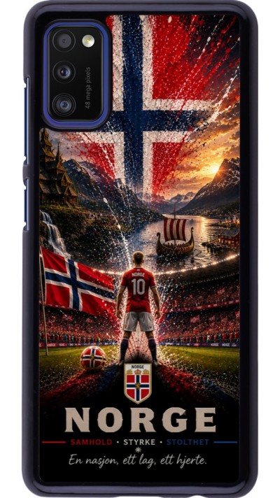 Samsung Galaxy A41 Case Hülle - Fussball Norwegen splash 2026