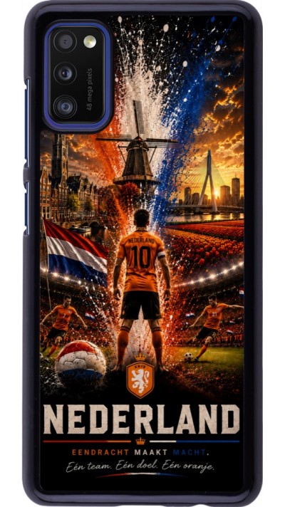Samsung Galaxy A41 Case Hülle - Fussball Niederlande splash 2026