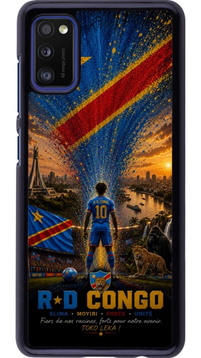 Samsung Galaxy A41 Case Hülle - Fussball Demokratische Republik Kongo splash 2026