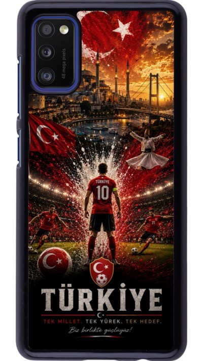 Samsung Galaxy A41 Case Hülle - Fussball Türkei splash 2026