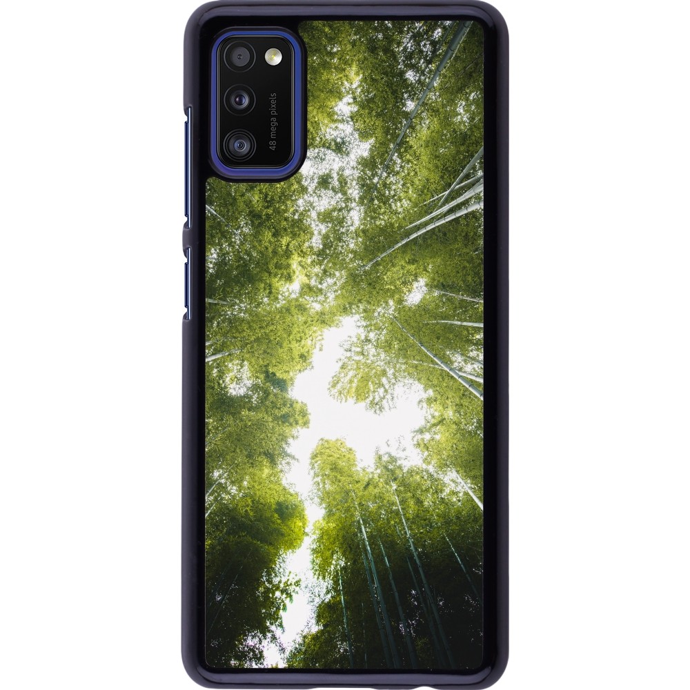Samsung Galaxy A41 Case Hülle - Spring 23 forest blue sky