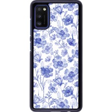 Samsung Galaxy A41 Case Hülle - Spring 23 watercolor blue flowers