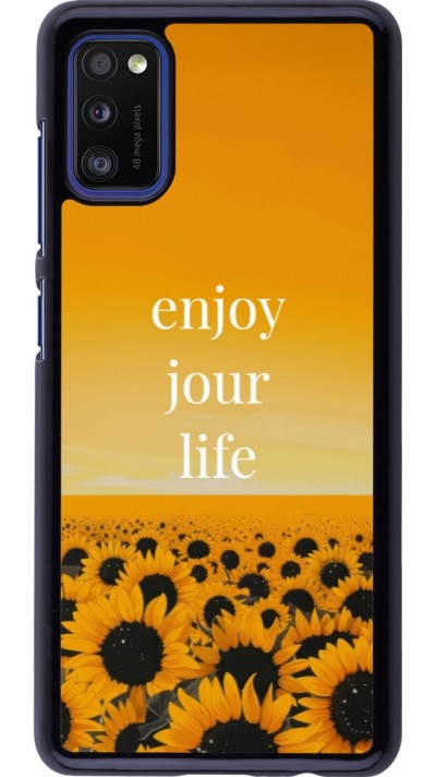Samsung Galaxy A41 Case Hülle - Summer 2025 Enjoy your life