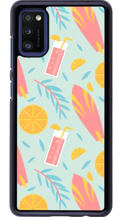 Samsung Galaxy A41 Case Hülle - Summer 2025 Pattern citron