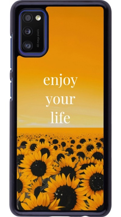 Samsung Galaxy A41 Case Hülle - Summer 2026 Enjoy your life