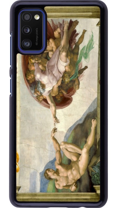Coque Samsung Galaxy A41 - Tableau art - La Création d’Adam - Michel-Ange
