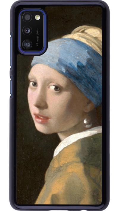 Coque Samsung Galaxy A41 - Tableau art - La Jeune fille à la perle - Johannes Vermeer