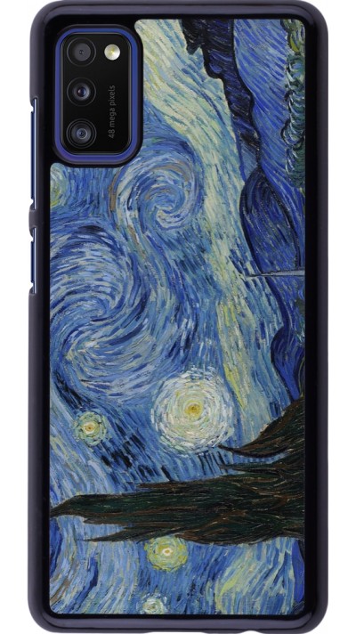 Coque Samsung Galaxy A41 - Tableau art - La Nuit étoilée - Van Gogh