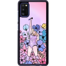 Samsung Galaxy A41 Case Hülle - Taylor Swift Sketch - Pink