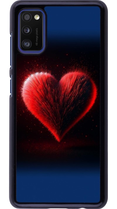 Samsung Galaxy A41 Case Hülle - Valentin 2025 rotes Herz