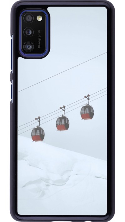 Samsung Galaxy A41 Case Hülle - Winter 22 ski lift