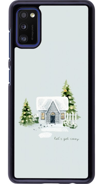 Samsung Galaxy A41 Case Hülle - Winter 25 Cosy House