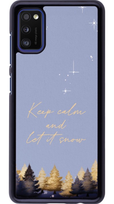 Samsung Galaxy A41 Case Hülle - Winter 25 Winter illustration of trees