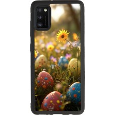 Samsung Galaxy A41 Case Hülle - Silikon schwarz Easter 2026 Decorated eggs