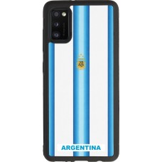 Samsung Galaxy A41 Case Hülle - Silikon schwarz Argentinien 2026 personalisierbares Fussballtrikot