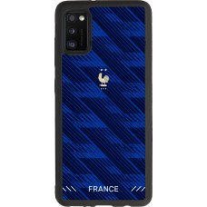 Samsung Galaxy A41 Case Hülle - Silikon schwarz Frankreich 2026 personalisierbares Fussballtrikot