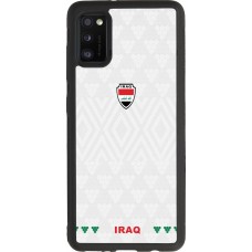 Samsung Galaxy A41 Case Hülle - Silikon schwarz Irak 2026 personalisierbares Fussballtrikot