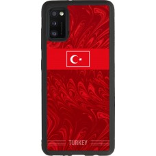 Coque Samsung Galaxy A41 - Silicone rigide noir Maillot de football Turquie 2026 personnalisable