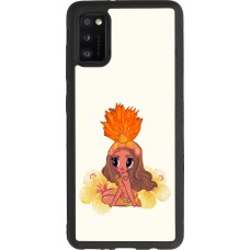 Coque Samsung Galaxy A41 - Silicone rigide noir Karol G Tropicoqueta