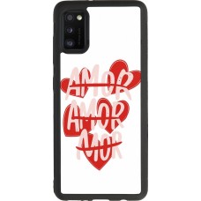 Samsung Galaxy A41 Case Hülle - Silikon schwarz Saint Valentines Day 26 Amor