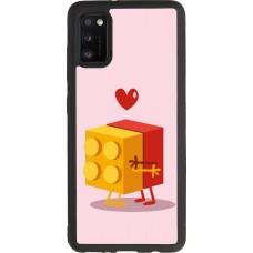 Samsung Galaxy A41 Case Hülle - Silikon schwarz Saint Valentines Day 26 Puzzle