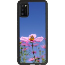 Samsung Galaxy A41 Case Hülle - Silikon schwarz Bee on a flower 2026