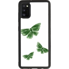 Samsung Galaxy A41 Case Hülle - Silikon schwarz Butterflies 2026