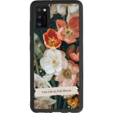 Coque Samsung Galaxy A41 - Silicone rigide noir Full Bloom Spring 2026