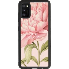 Samsung Galaxy A41 Case Hülle - Silikon schwarz Just Bloom 2026