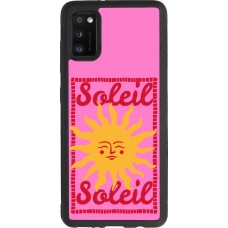Samsung Galaxy A41 Case Hülle - Silikon schwarz Sun sun 2026