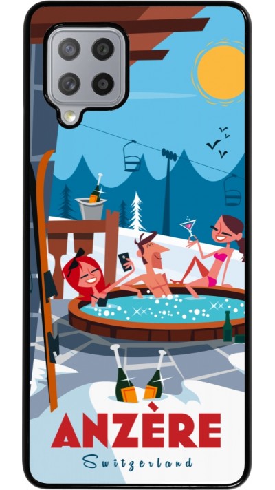 Samsung Galaxy A42 5G Case Hülle - Anzère Mountain Jacuzzi