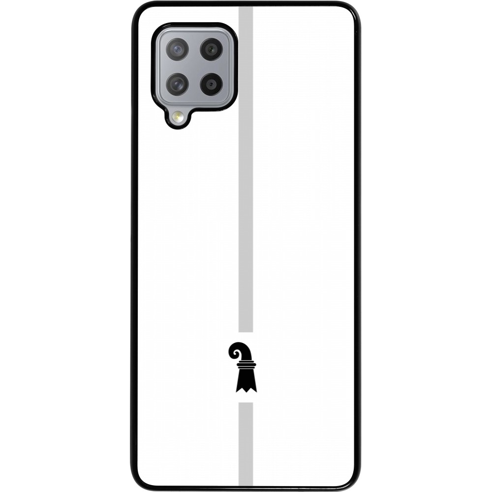Samsung Galaxy A42 5G Case Hülle - Kanton BS weiss