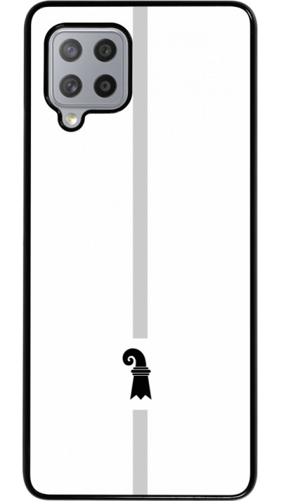 Samsung Galaxy A42 5G Case Hülle - Kanton BS weiss