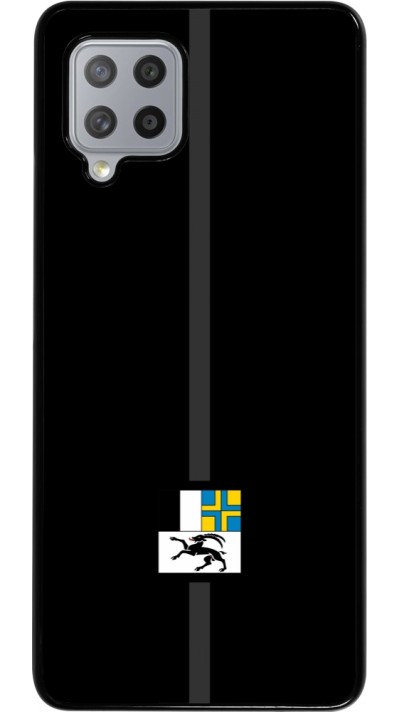 Samsung Galaxy A42 5G Case Hülle - Kanton GR schwarz